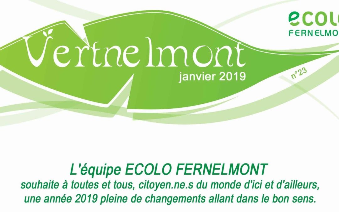 Vertnelmont n°23 – Janvier 2019