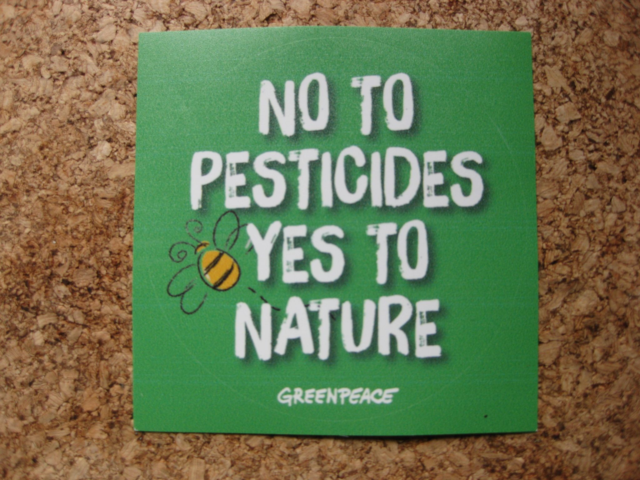 No pesticides